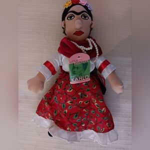 Frida Kahlo Little Thinker Plush Doll 2006  NOS, NWT